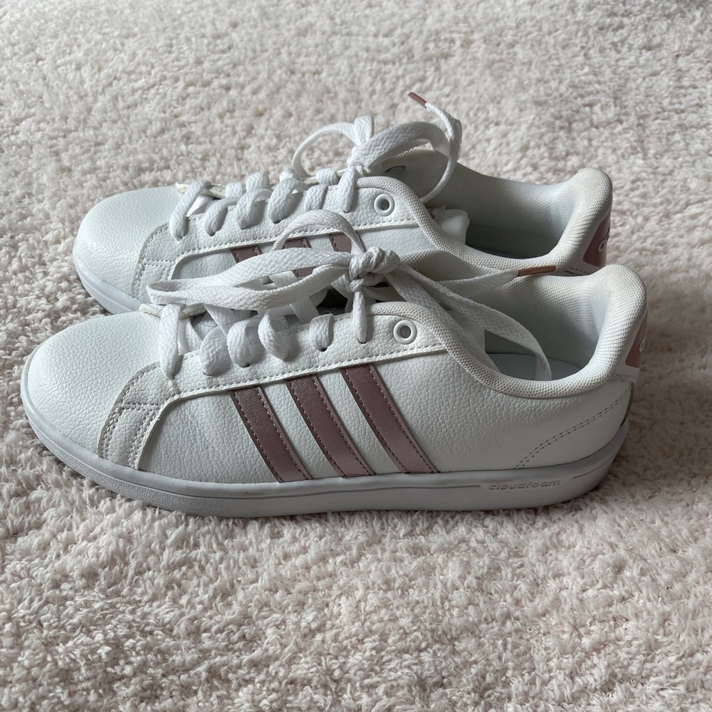 Rose gold adidas